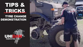 TIPS & TRICKS - Unimog Tyre Change Demonstration