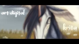 Art horse digital | Speedpaint Krita