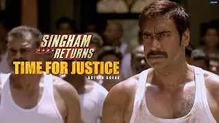 Singham Returns: Seeking Justice with Ajay Devgn | Movie Scene