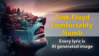 Pink Floyd - Comfortably Numb (ai generated images) [Lyrics Video] - Good Audio