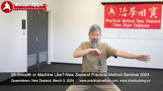 Smooth or Machine Like? Master Chen Zhonghua Queenstown Practical Method Seminar 20240302