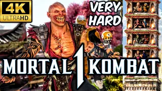 MK1 *BARAKA* VERY HARD KLASSIC TOWER GAMEPLAY!! (CYRAX AS KAMEO) 4K 60 FPS NO ROUNDS / MATCHES LOST!