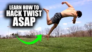 Learn the Easiest But Cool Horizontal Twist "Flip" - H-Twist in 5 Minutes