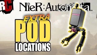 NieR Automata - Pod Hunter Trophy Guide - Extra Pod Locations (How to find more Attack Pods)