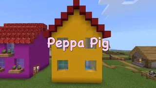 peppa pig in minecraft