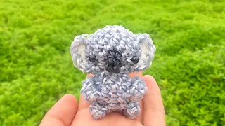 Loomigurumi Koala Tutorial~Rainbow Loom