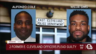 Two former East Cleveland officers plead guilty to robbery