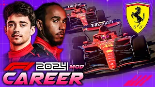 Lewis Hamilton Joins Ferrari EARLY! Our New Teammate! - F1 24 Mod Career