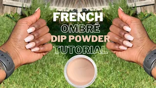 😍 French Ombré Nail Tutorial For Beginners | Easiest Babyboomer Method Using Dip Powder 💕