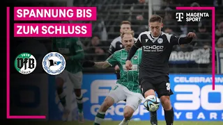 VfB Lübeck - DSC Arminia Bielefeld, Highlights mit Live-Kommentar | 3. Liga | MAGENTA SPORT