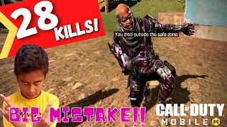 *NEW* 28 KILLS | BATTLE ROYALE | CALL OF DUTY MOBILE SOLO VS SQUAD GAMEPLAY