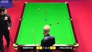 SNOOKER 2012 WSC QF1 , RONNIE O'SULLIVAN vs NEIL ROBERTSON Frame-17 P1