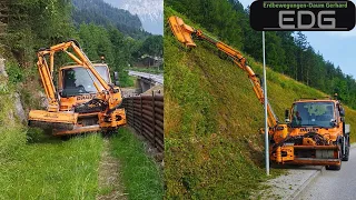 Unimog U400 mit Böschungsmulcher Dücker Dua 800 | im Einsatz