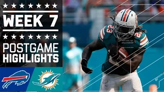 Bills vs. Dolphins | NFL Week 7 Game Highlights