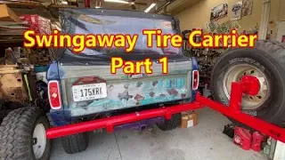 DIY Swing Away Spare Tire Rack   Part 1