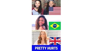 Who Sang It Better? Pretty Hurts (Brazil, United Kingdom, USA) #Shorts