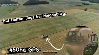Auf Hektar Jagt bei Magdeburg! 450ha GPS - Ganzpflanzensilage Häckseln für Biogas Gewinnung 2023