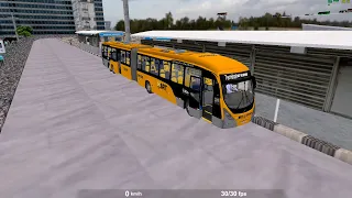 [Gameplay] Proton Bus Simulator - Linha Terminal/BRT DEODORO x Terminal/BRT Novo Rio (circular)