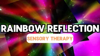 Rainbow Glass with Relaxing Music || Autism ADHD Sensory Therapy