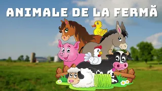 🦆🐥🐷 Animalele de la fermă | Sunete si informatii - Ce animale traiesc la ferma? 🐮🐴🐑