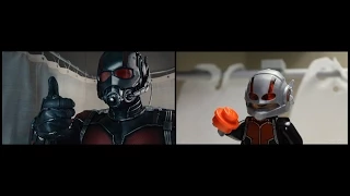 Ant-Man Lego Trailer Side-by-side Comparison