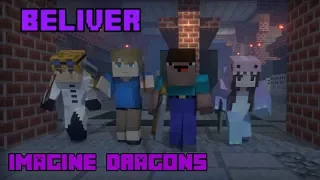 (🎵Minecraft Parody Believer🎵) Blocking Dead Animation [Read Description]