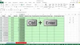 Excel Magic Trick 1103: Formulas for Quarters, Fiscal Quarters & Fiscal Years