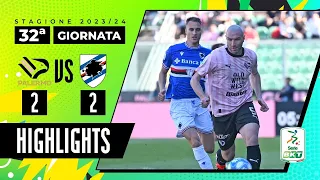 Palermo vs Sampdoria 2-2 | Goal e spettacolo al Barbera | HIGHLIGHTS SERIE BKT 2023 - 2024