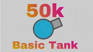 50k With Basic Tank | Diep.io Mobile