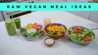 5 EPIC RAW VEGAN MEALS I EAT EVERY WEEK 🍒 (fast + easy)