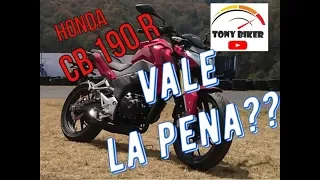 HONDA CB190R vale la pena????