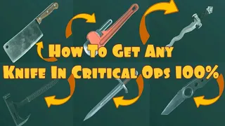 How To Get Any Knife In Critical Ops 🔪 🪓 🗡