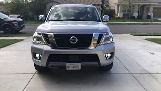 2019 Nissan Armada High beam & fog light upgrade