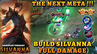 12 Kills!! Build Silvanna Full Damage❗Gameplay Silvanna Terbaru❗Tutor Silvanna Exp #mlbb #silvanna