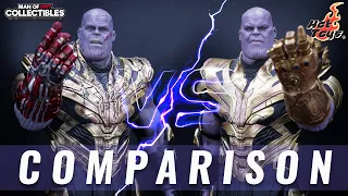 Hot Toys Thanos BATTLE DAMAGED vs Thanos CLEAN VERSION | Comparison