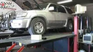 Texas_Ace 2000 Toyota 4runner Dyno Run with TRD Supercharger, Headers & URD 7th injector kit