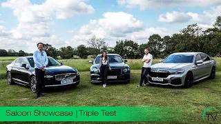 Saloon showcase | Bentley vs BMW vs Volvo | 4K (2021 test)