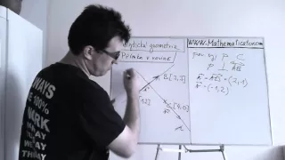 Analytická geometrie - přímka v rovině - parametrické vyjádření - příklad