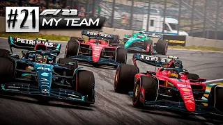 F1 23 - MY TEAM - GP DO BRASIL 50% - ÉPICO! CAÓTICO! FANTÁSTICO! INCRÍVEL! - EP 021