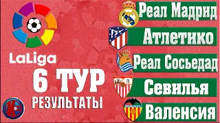 Футбол Обзор Ла Лига 6 Тур Результаты Чемпионат Испании 21/2022 Расписание Таблица