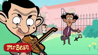 Bean CAN'T Play The Violin | Mr Bean Cartoon Season 3 | Funny Clips | Mr Bean Cartoon World