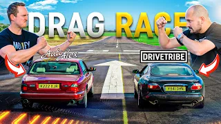 Who has the fastest Jag on YouTube? | DriveTribe vs Auto Alex DRAG RACE