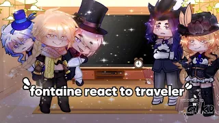 ||fontaine react to traveler||1/2||by aiko||