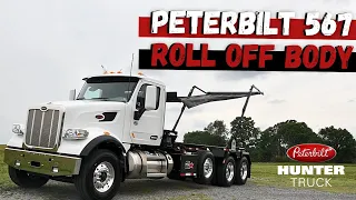 NEW TRUCK TOUR | Peterbilt 567 with a Roll Off Body | Hunter Truck - Eau Claire