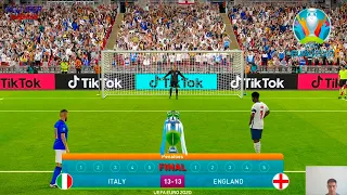 PES - ITALY vs ENGLAND Penalty shootout Final EURO 2021 - HD efootball gameplay 2021