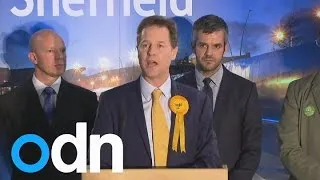 Nick Clegg holds his Sheffield Hallam seat