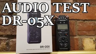 Tascam DR-05X - Comprehensive Audio Test