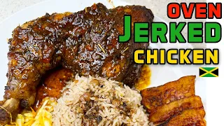 The BEST Homemade Jamaican Jerk Chicken and Rice & Peas | Oven Baked