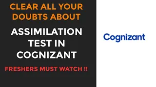 assimilation test in cognizant | Tips to clear assimilation test in cts