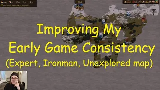 Improving Early Game Consistency | Battle Brothers, Expert, Ironman, Unexplored Map